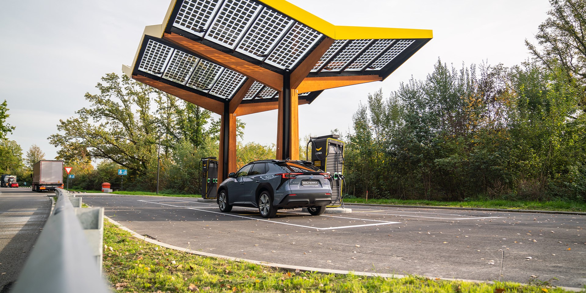 Subaru Solterra charging